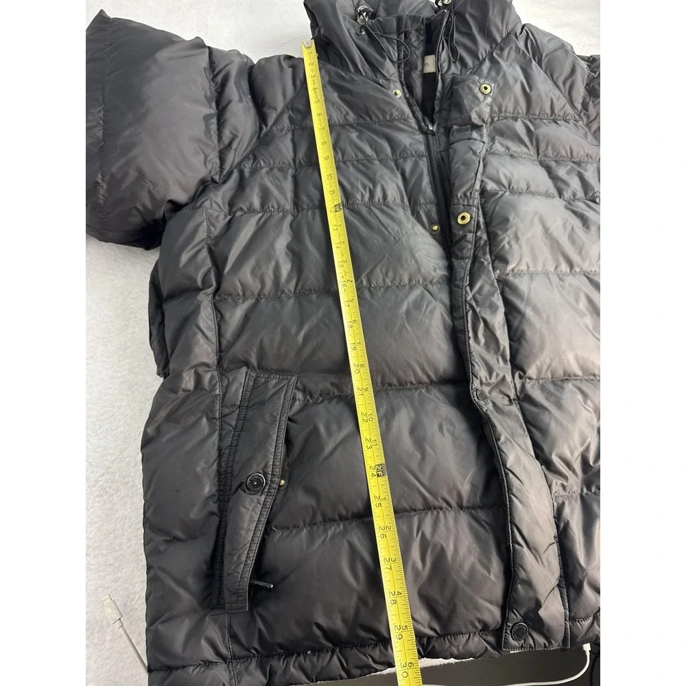 Calvin‎ Klein Jacket Mens XL Black Down Puffer Hooded Nylon Winter Warm Coat